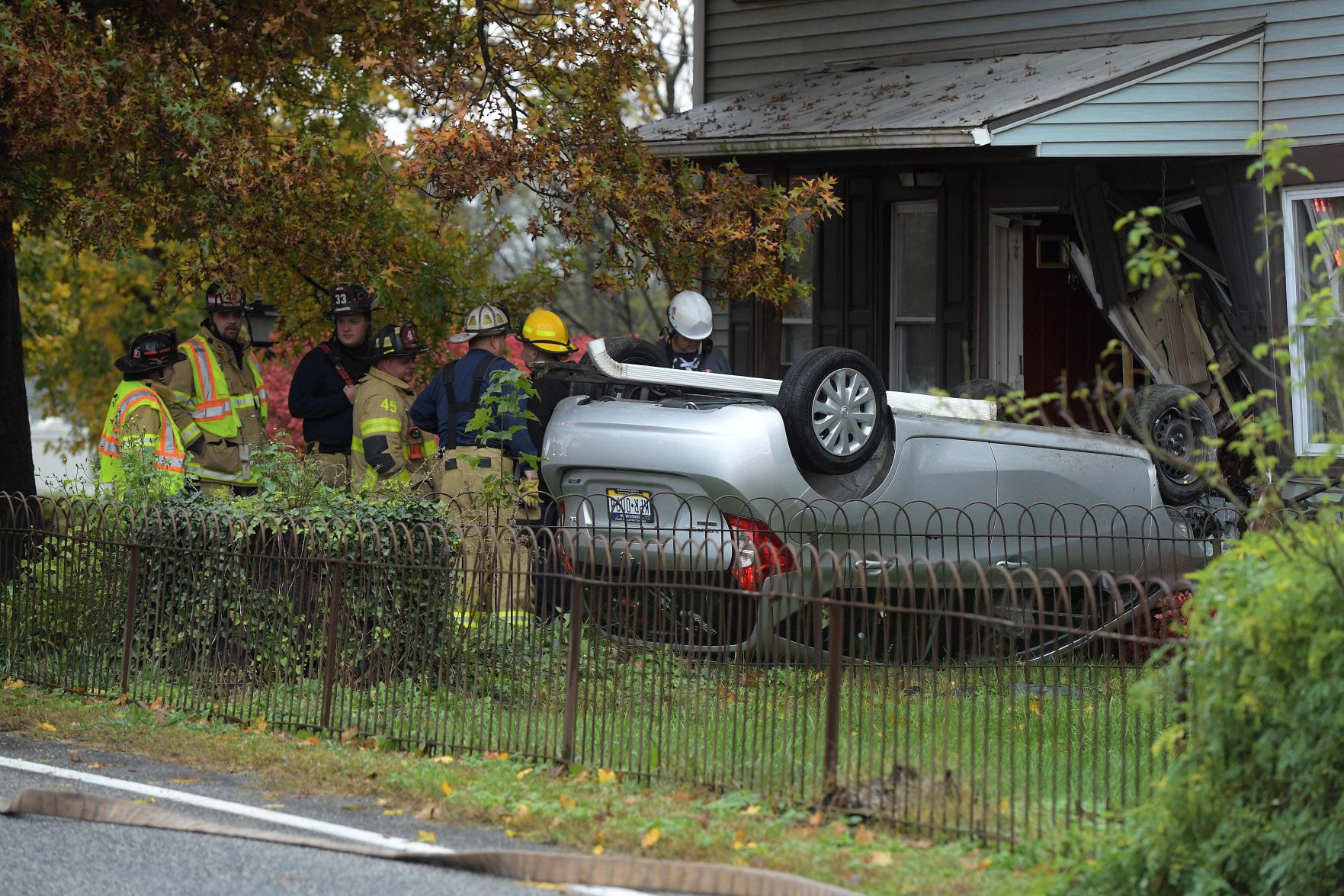 Car into House